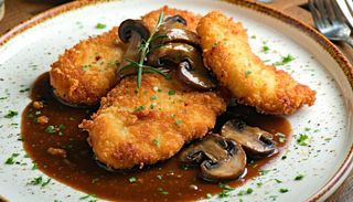 Șnițel de porc vânătoresc