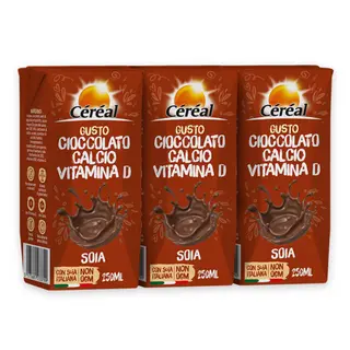 Latte di soia al cioccolato brick