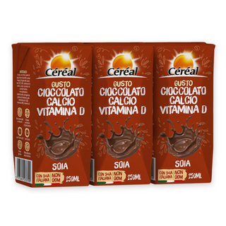 Latte di soia al cioccolato brick