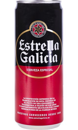 Cerveza Estrella Galicia 330 ml.