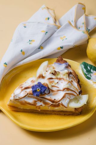 Lemon pie (porción)