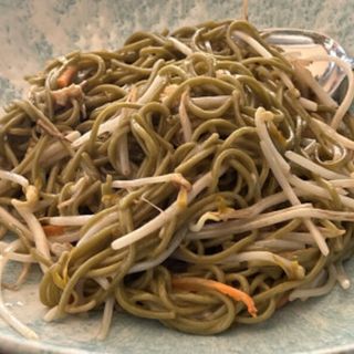 Yasai matcha soba