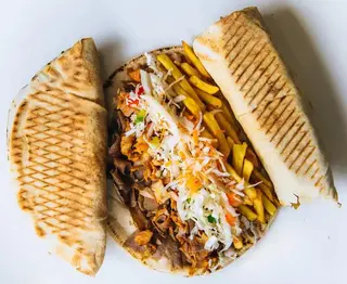 PITA z frytkami