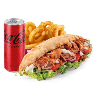 Meniu Doner curcan Twister mediu