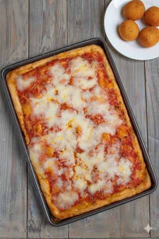 1 Teglia di Margherita, 4 supplì