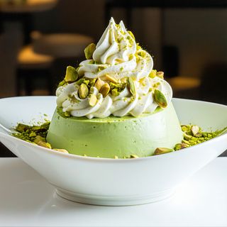 Pistachio mousse
