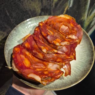 Crostino ventricina e provola