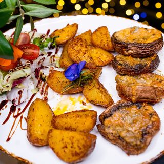 Ciuperci cu gorgonzola