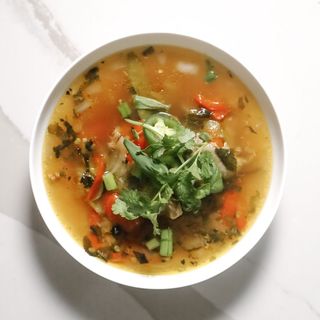 Basil Chicken Soup