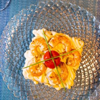 Ensaladilla de langostinos 