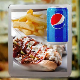 Box Hot Dog Texan+cartofi+doza cola