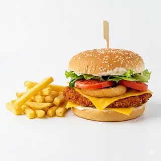 Menú Hamburguesa De Pollo