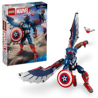 Figurina de constructie Capitanul America - 76296