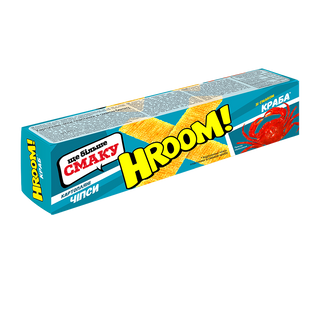 ТМ"HROOM"чіпси пластинки краб 50г