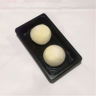 Mochi de plátano con trozo de chocolate (2 uds.)