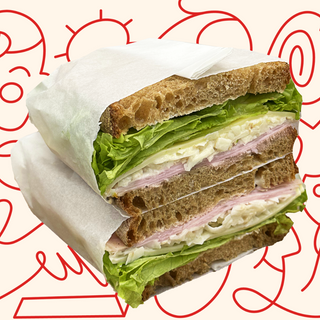 Sandwich cu sunca si telina