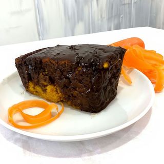 Tarta De Zanahoria Con Chocolate