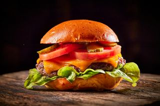 Burger clásica de jalapeños