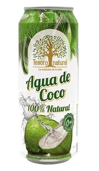 Agua De Coco En Lata Tesoro Natural 500 Ml