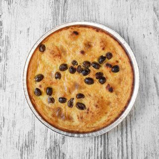 Farinata con olive taggiasche