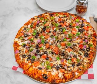 Desi Bites Pizza Special Mediana