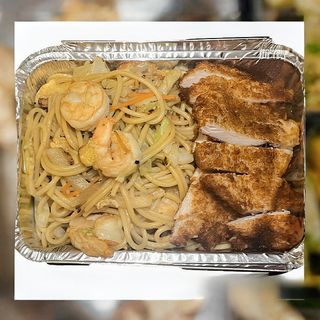 40. massa de gambas c/ panado de frango