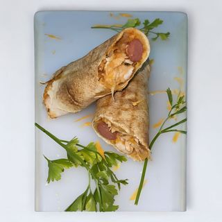 Chicken Sharwama with Single Sausage