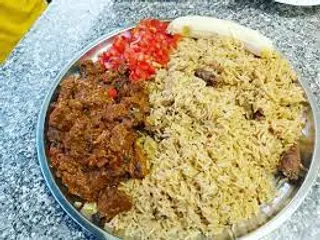 Matumbo Wet Fry with Rice