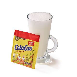 Vaso De Leche Con Colacao
