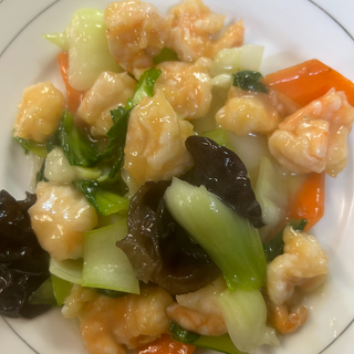 403. Gamberetti con verdure