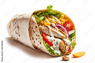 Пилешки дюнер с лаваш