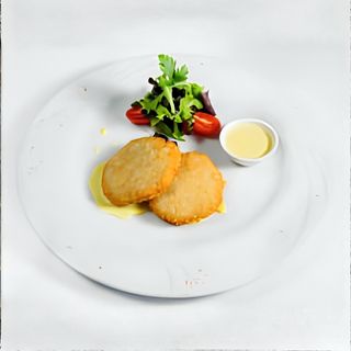 Куриные крокеты с пюре