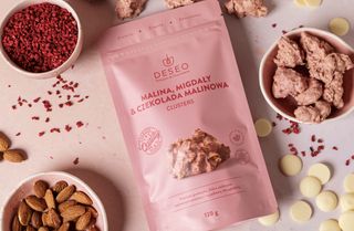 CHOCOLATE CLUSTERS Czekolada malinowa