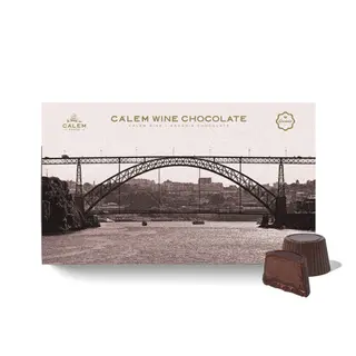 Bombons de Chocolate Negro e Vinho Cálem - Ponte Luiz I