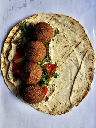 Falafel la lipie 