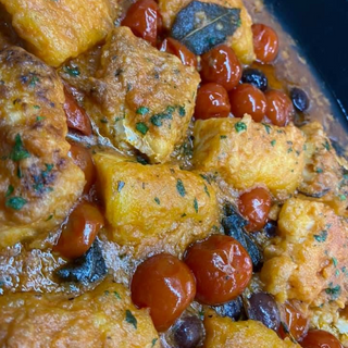 Baccalà livornese 250 g o in bianco con patate