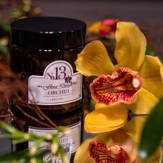 No.13 Orhidee - Lumanare parfumata naturala handmade 150g, 10 zile