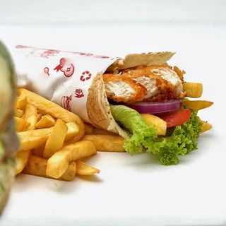 Meniu chicken wrap de treabă