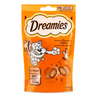 Ласощі для котів Dreamies з куркою (60г)