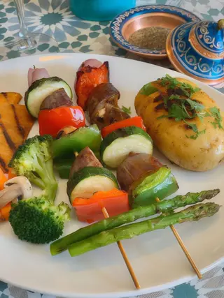 Brochetas de Verdura a la Parrilla