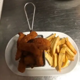 Finguers De Pollo Con Patatas