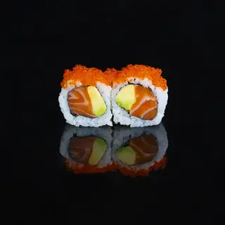 304. Ura Salmón Con Aguacate Y Tobiko (8 Uds.)