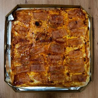 Kockasta Capricciosa pizza 50cm