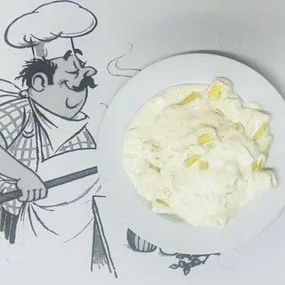 Rigatoni a los 4 Quesos