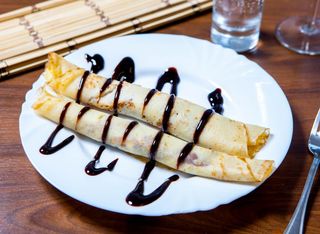 Clătite cu ciocolată