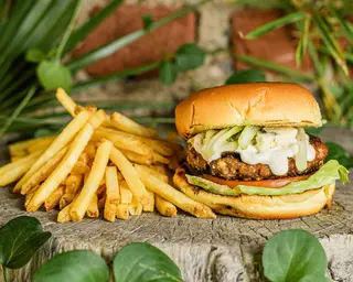 Un-blue burger