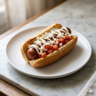 Perrito Con Mayonesa