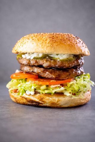 2. Double hamburger