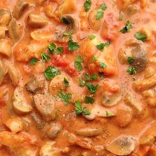 Strogonoff de Mariscos