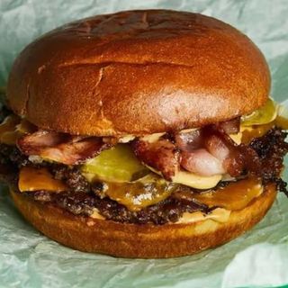 Double Smash Bacon Cheeseburger